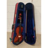 A Stentor Student two violin in case