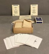 Vintage Card Games Know Your Navy and Aircraft Recognition Silhouette Card games
