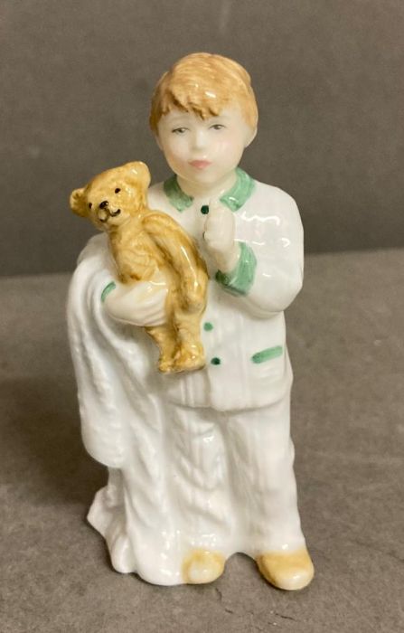 Four Royal Doulton figures, Cherish, Embrace, Sleepy Head and Charmed - Image 2 of 5