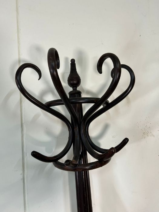 A four hook coat stand, that stand flat to wall (H198cm) - Image 2 of 2