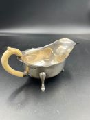A silver sauce boat by Viner's Ltd, hallmarked for Sheffield 1936 (Approximate Total Weight 108g)