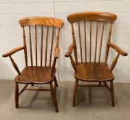 Two stick back Windsor chairs
