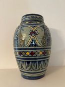 An Islamic pottery vase, possibly Moroccan