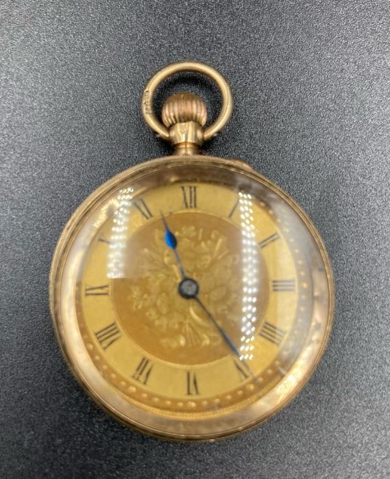 A 9ct gold pocket watch (Approximate Total Weight 19.9g)