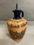 Loffet and Co stoneware whiskey jug by Doulton Lambeth Salt glaze
