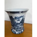 A blue and white vase (H26cm)