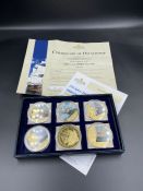 250 Years Anniversary of HMS Victory Coin Collection by The Windsor Mint Office with paperwork and