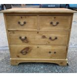 A two over two chest of drawers