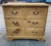 A two over two chest of drawers