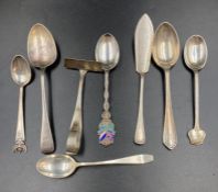 A small selection of silver cutlery (Approximate weight 100g)