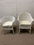 Two Lloyd loom chairs