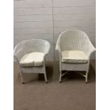 Two Lloyd loom chairs