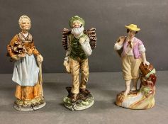 A selection of three china figures