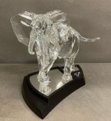 A Limited Edition 2006 Swarovski Elephant 09040/10000, in original case with all relevant paperwork