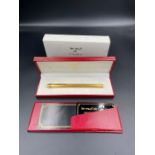 A Les Must De Cartier pen in original box and with papers and card