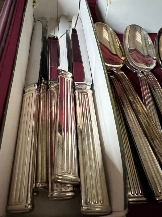 An eight piece cutlery setting by Christoffel France - Image 8 of 8