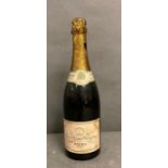 A bottle of Veuve Clicquot Ponsardin 'Rich England' Non Vintage Champagne George VI