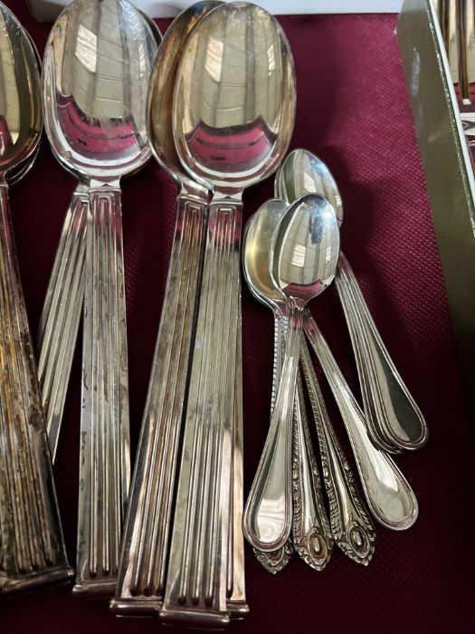 An eight piece cutlery setting by Christoffel France - Image 6 of 8