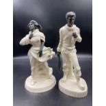 A Pair of 1970's Minton figures 'The Fisherman' and 'Sea Breezes'