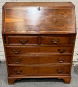 A reproduction bureau on bracket feet (H100cm W82cm D42cm)