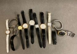 A selection of gents and ladies watches to include Maplin and Webb, Rotary and Sekco