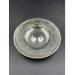 A silver pin dish by William Comyns & Sons Ltd, hallmarked for London 1978