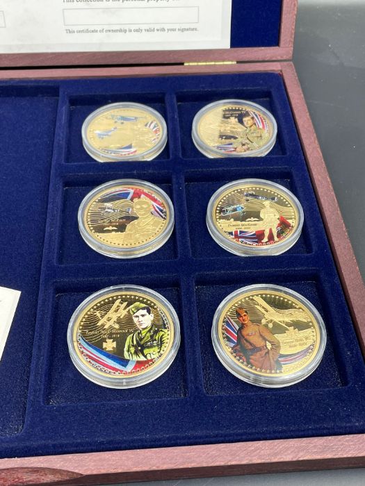 Flying Aces of WWI by The Windsor Mint Coin Set - Image 2 of 2