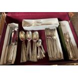 An eight piece cutlery setting by Christoffel France