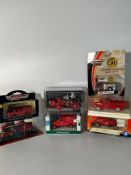 Seven diecast vehicles, various makers