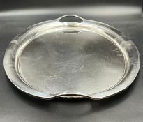 A Mexican silver tray marked 925 (Approximate Weight 1450g)