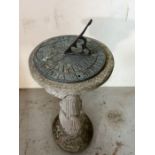 A garden sundial (H57cm)