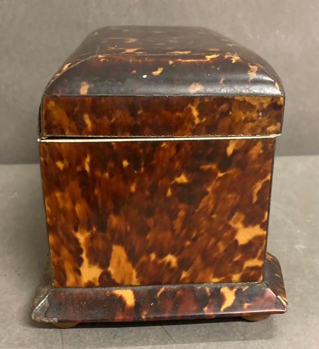 A blonde tortoiseshell tea caddy AF - Image 7 of 7