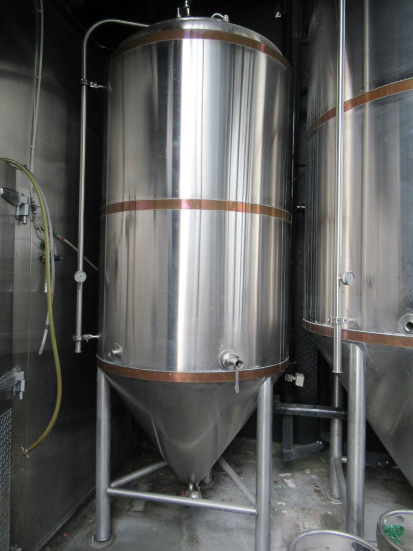 JV Northwest 15-BBL Stainless Steel Vertical Glycol Jacketed Conical Unitank Fermenter (2000); 304