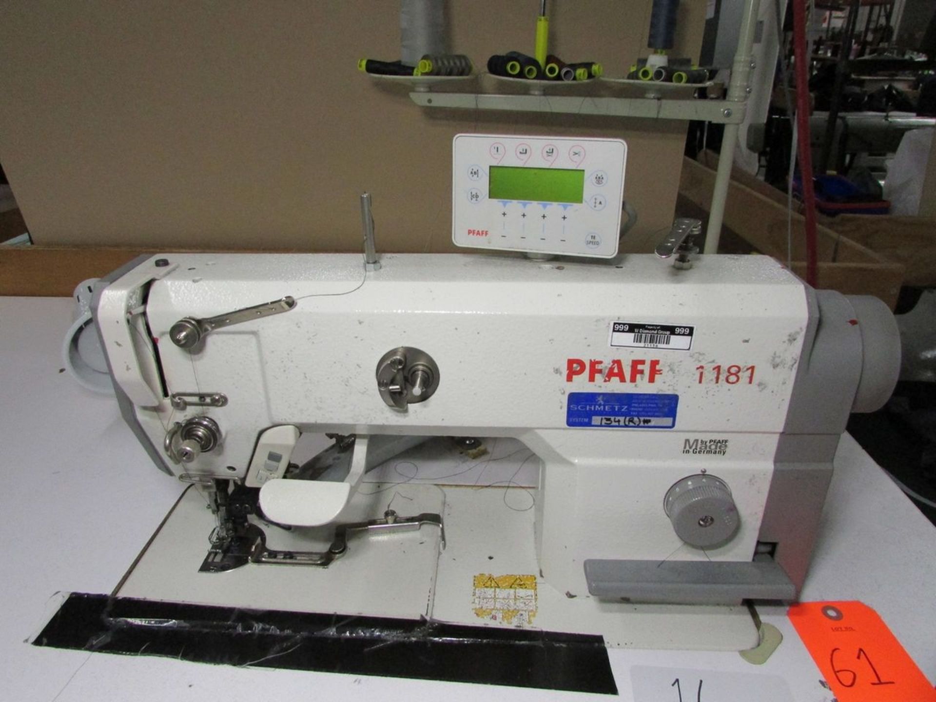 Pfaff Model 1181-321/001 (S/N: 2712267) Single Needle Lockstitch Close Sleeve Lining Sewing Machine, - Image 3 of 10