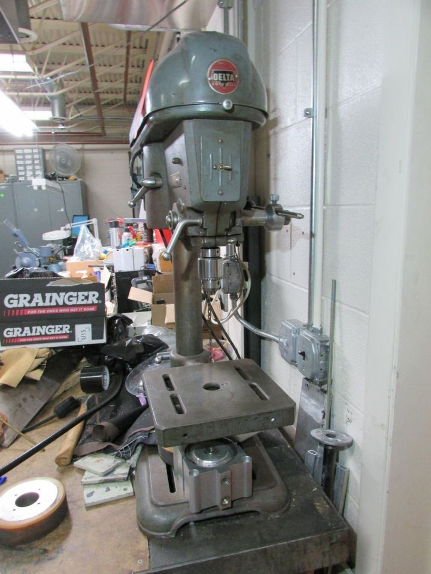 Rockwell 4-Speed Drill Press, 3/8" Chuck, 8" Throat, 4" Stroke, 10" X 10" Slotted Table - Image 2 of 5