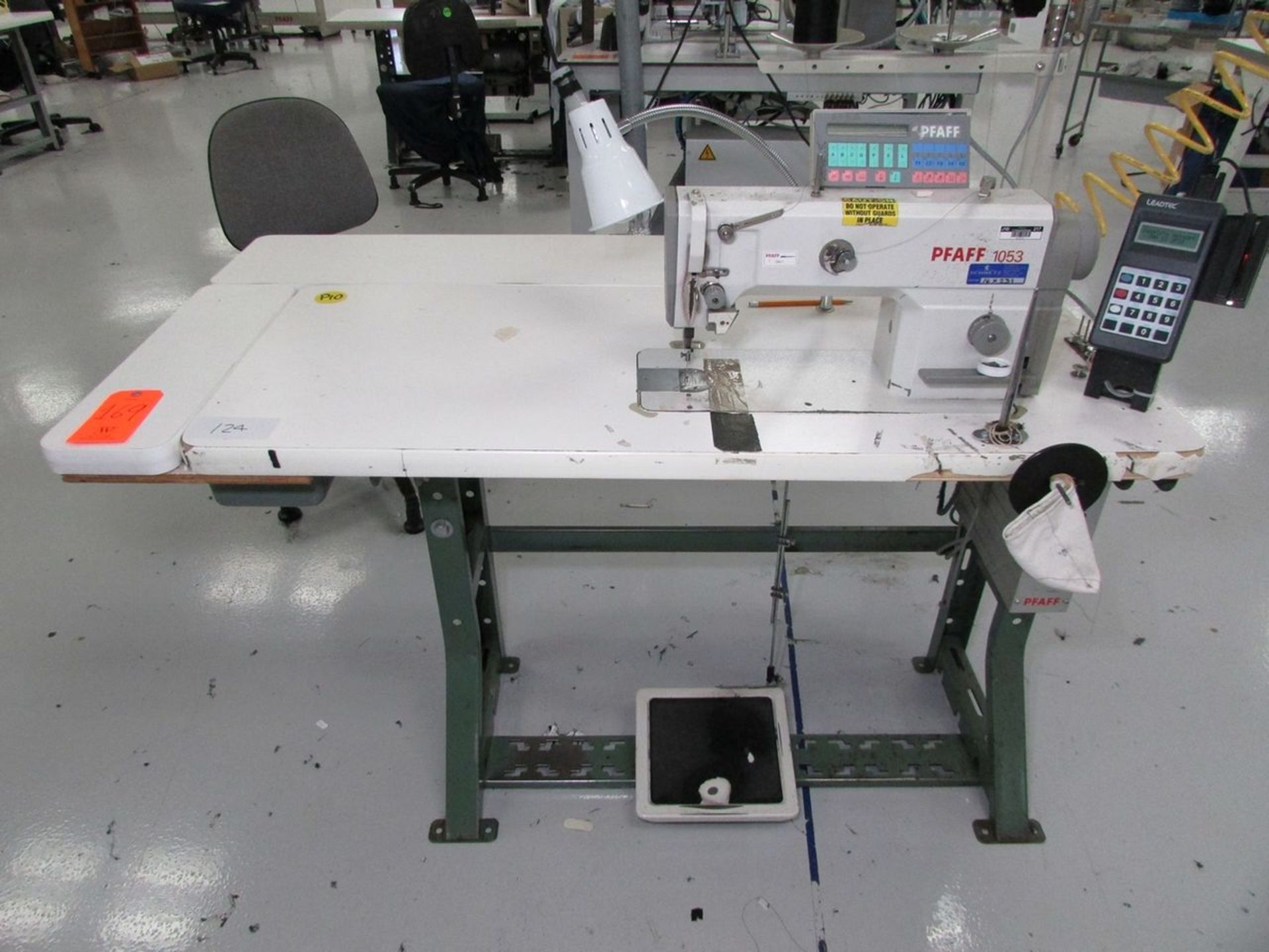 Pfaff Model 1053-8/31-900/24 (S/N: 3-117039) Single Needle Lockstitch Sewing Machine, Back Tack, - Image 2 of 10