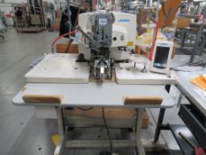 Juki Model MP-200N (S/N: 3M7YG01971) Single Needle Pinpoint Saddle Stitching Sewing Machine
