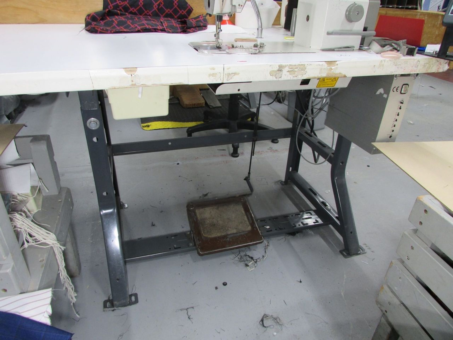 Pfaff Model 1053-8/31-900/24 Single Needle Lockstitch Sewing Machine, Back Tack, Efka AB620A - Image 7 of 10