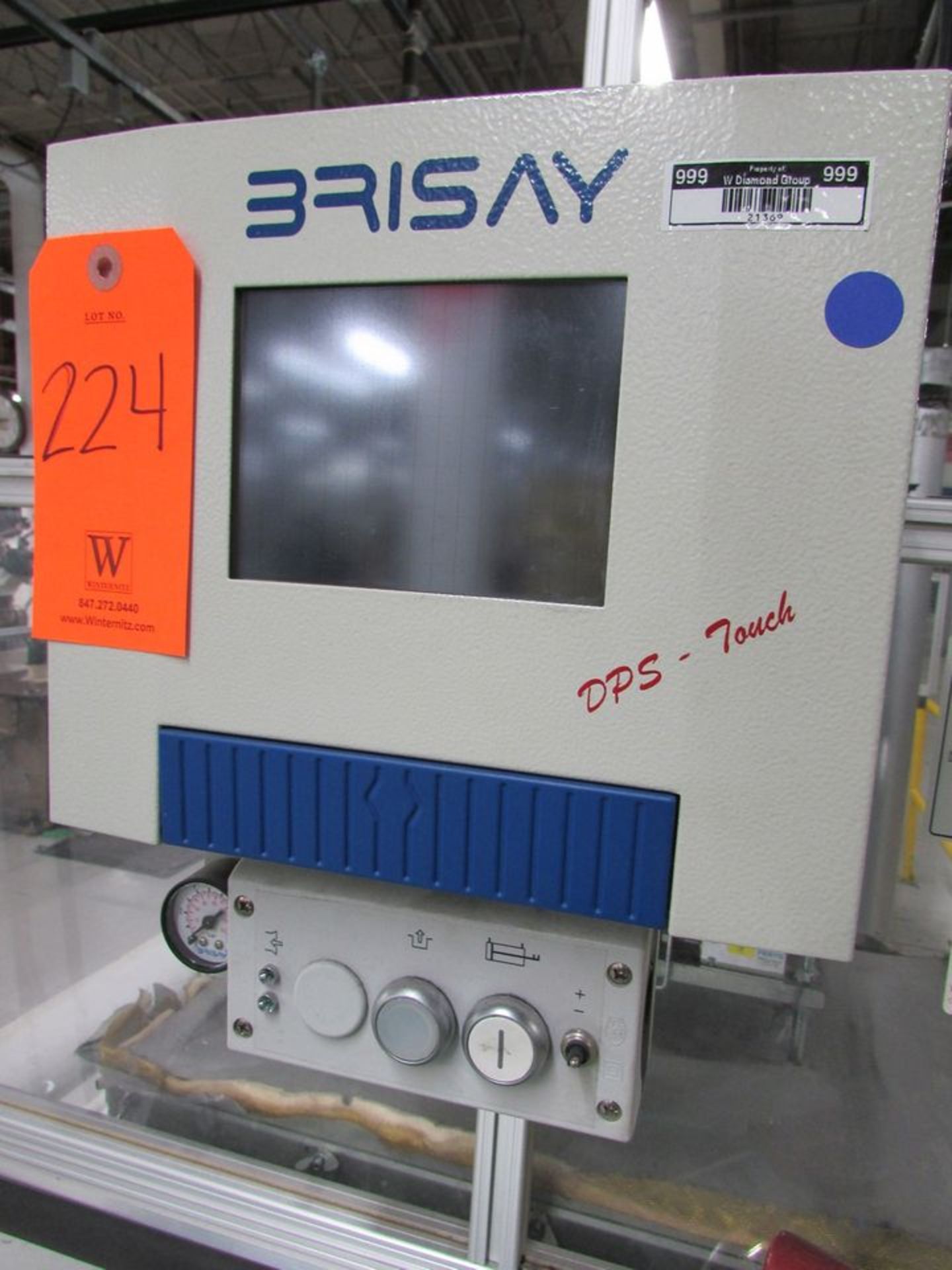 Brisay Model BRI-905C (S/N: 7539/2004) (2004) Programmable Rotary Lapel Finish Pressing Machine, - Image 9 of 12