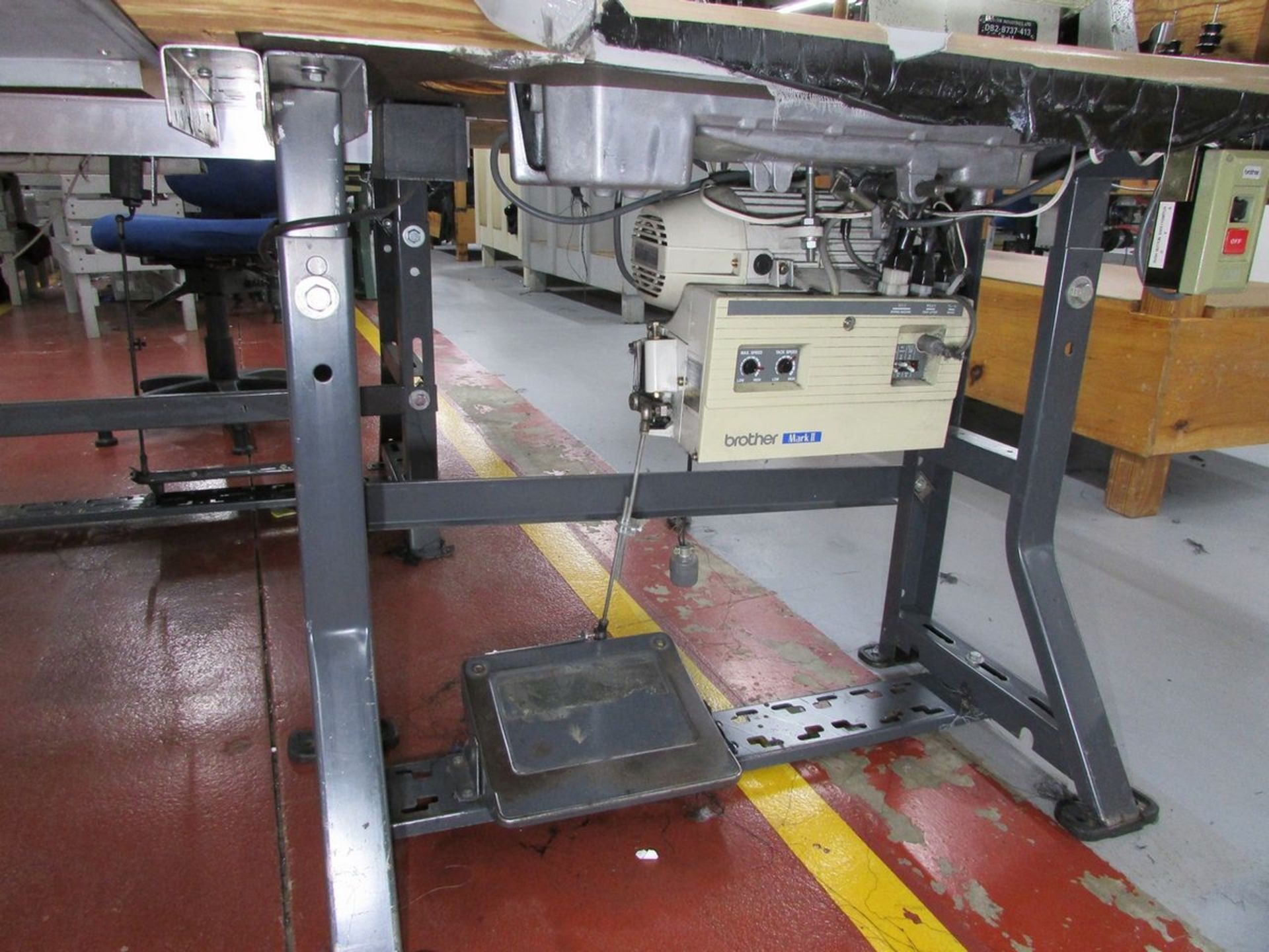 Brother Model DB2-B737-413 (S/N: H4591392) Single Needle Lockstitch Sewing Machine, Needle Feed, - Image 7 of 10
