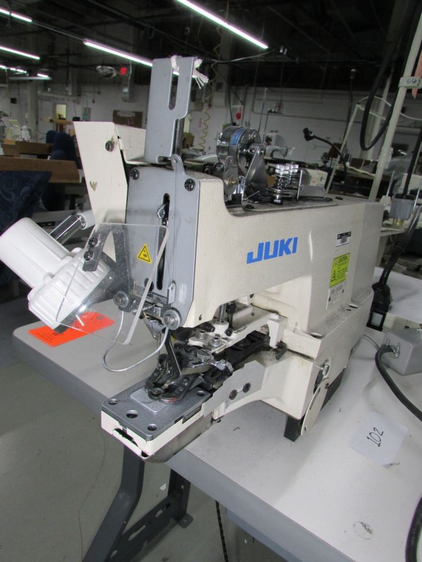 Juki Model MB-1800B (S/N: 2M2ZG00022) High Speed Single Thread Button Sewing Machine - Image 5 of 11