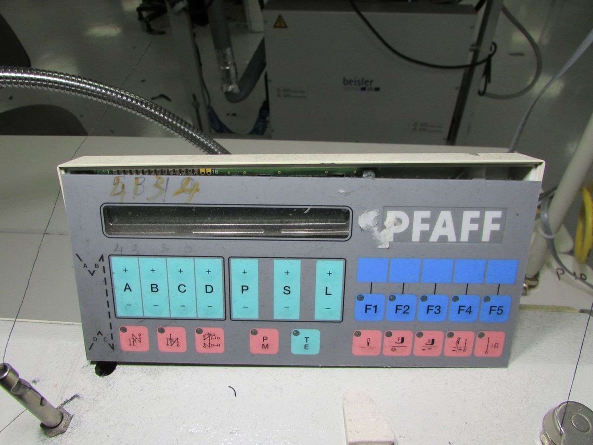 Pfaff Model 1053-8/31-900/24 (S/N: 3-117039) Single Needle Lockstitch Sewing Machine, Back Tack, - Image 8 of 10