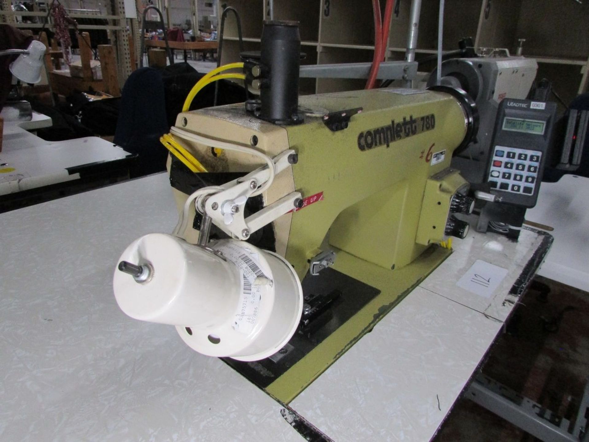 Conti Complett Model 780 NP (S/N: 1674) Single Needle Hand Stitch Sewing Machine and Table - Image 4 of 11