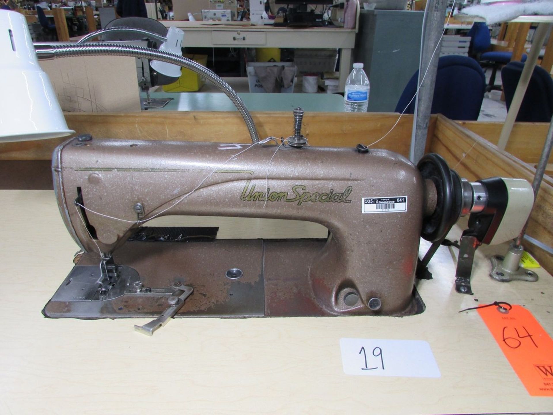 Union Special Model 6110-B (S/N: 903546) Single Needle Lockstitch Edge Basting Sewing Machine, - Image 3 of 8