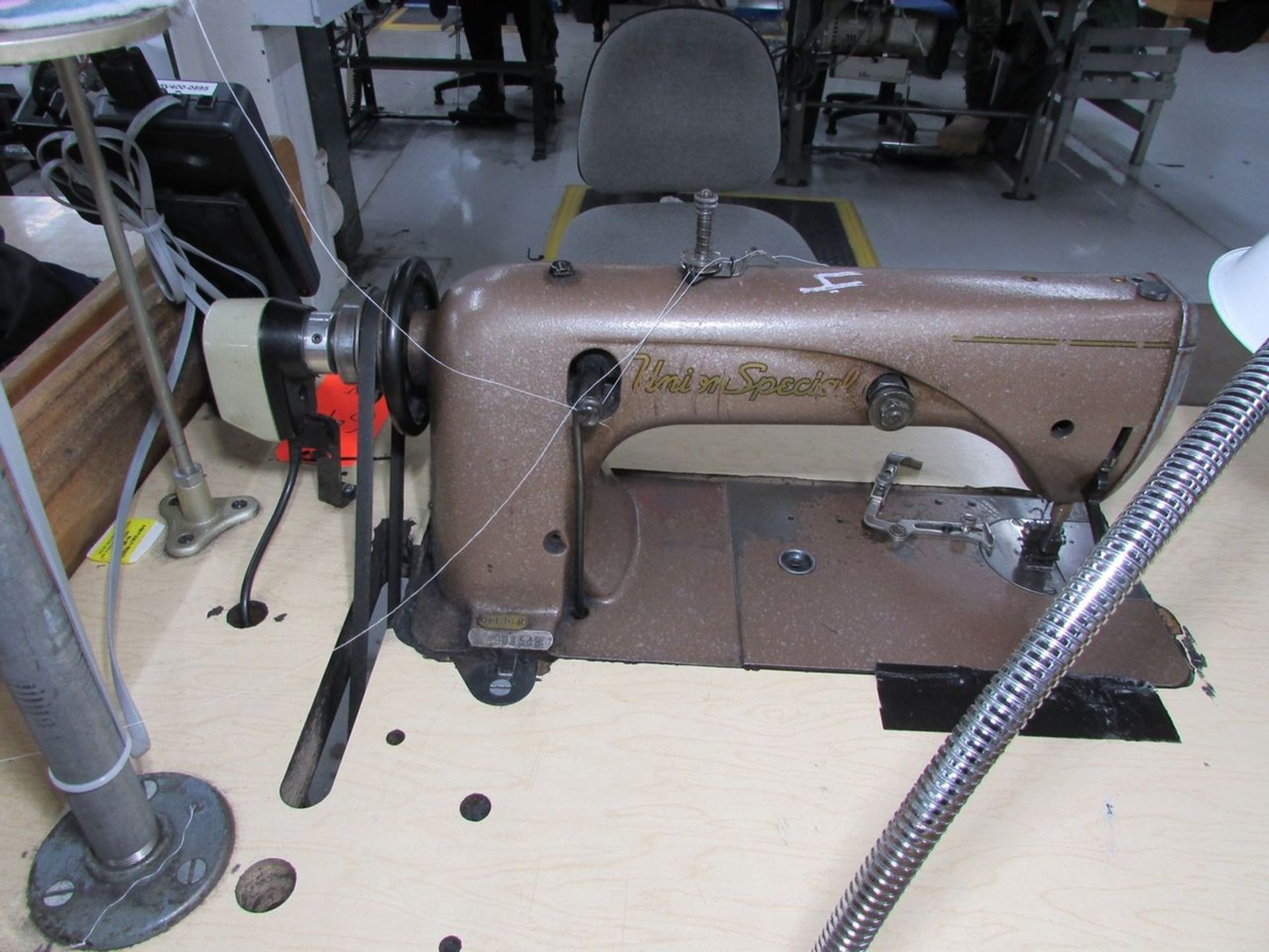 Union Special Model 6110-B (S/N: 903546) Single Needle Lockstitch Edge Basting Sewing Machine, - Image 8 of 8