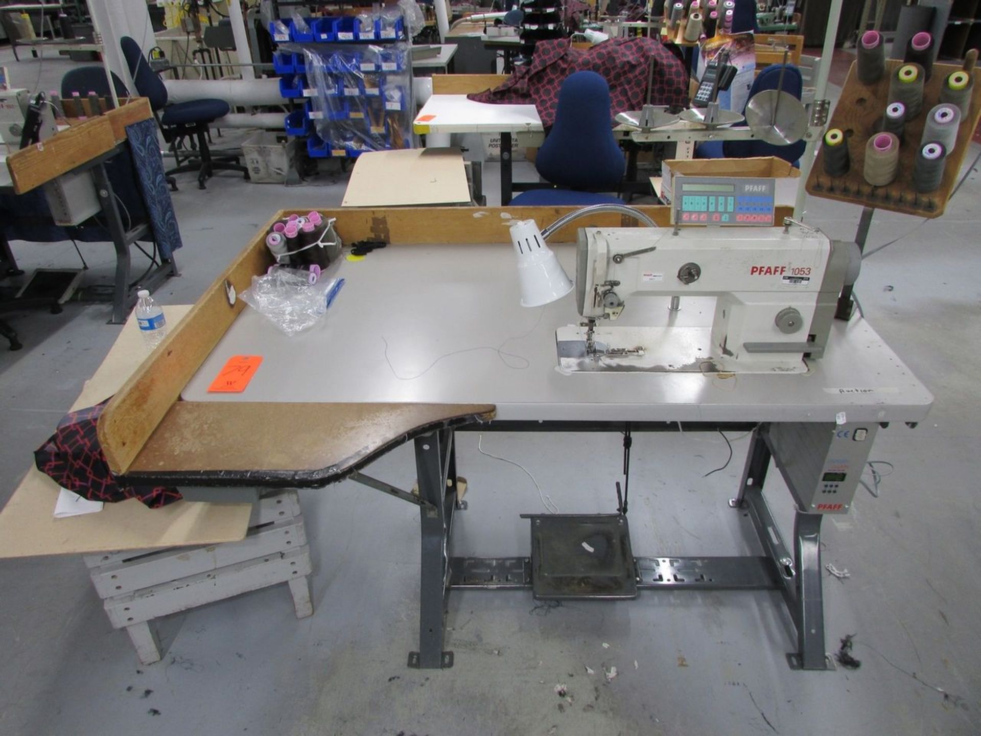 Pfaff Model 1053-8/31-900/24 (S/N: 3-116969) Single Needle Lockstitch Sewing Machine, Trimmer,