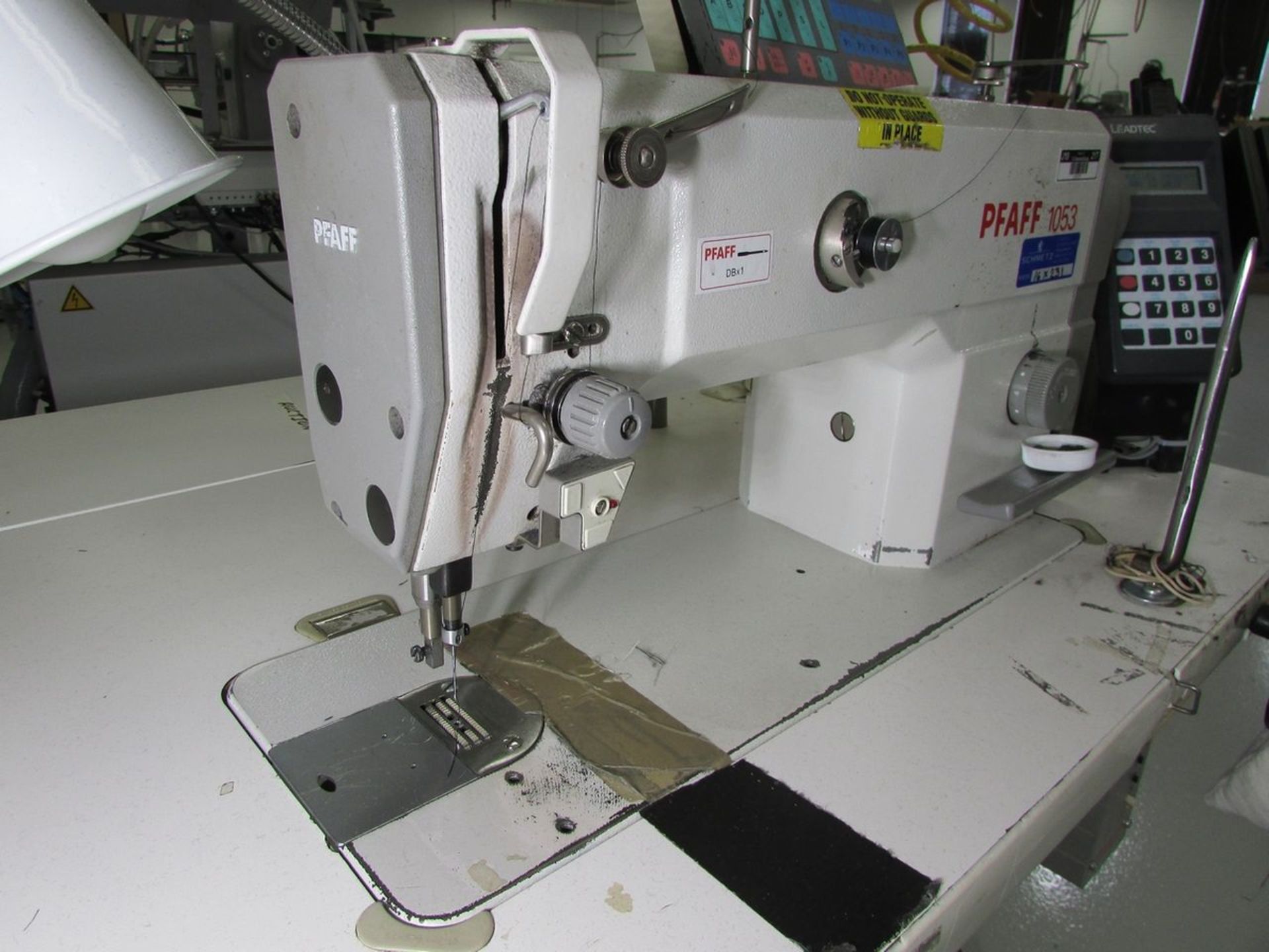 Pfaff Model 1053-8/31-900/24 (S/N: 3-117039) Single Needle Lockstitch Sewing Machine, Back Tack, - Image 4 of 10