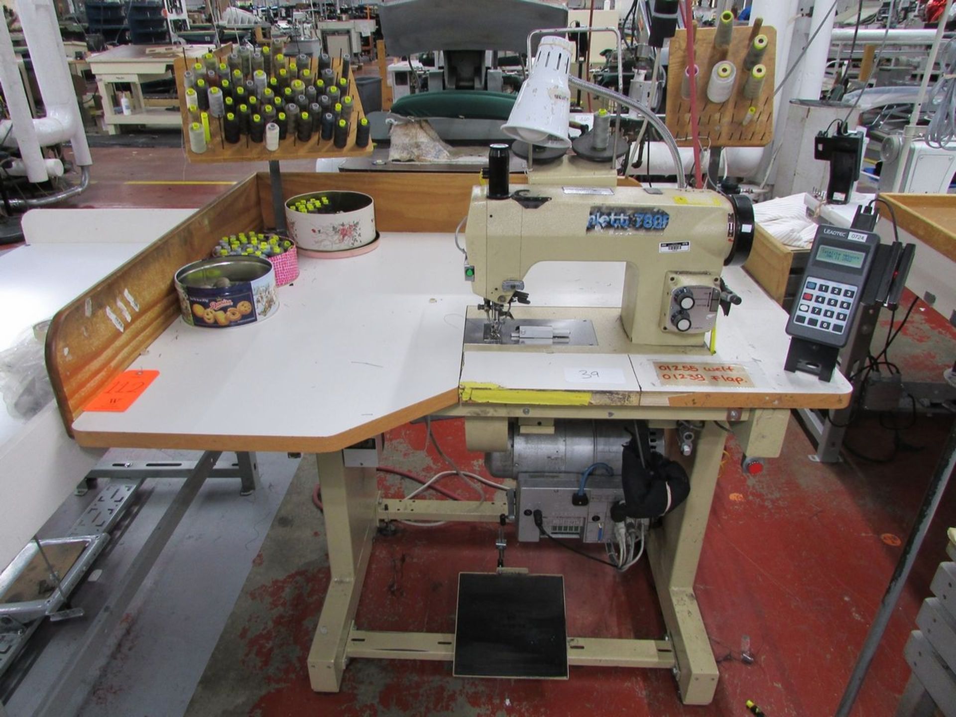Conti Complett Model 780NP (S/N: 3192) (2004) Single Needle Hand Stitch Sewing Machine and Table - Image 2 of 11