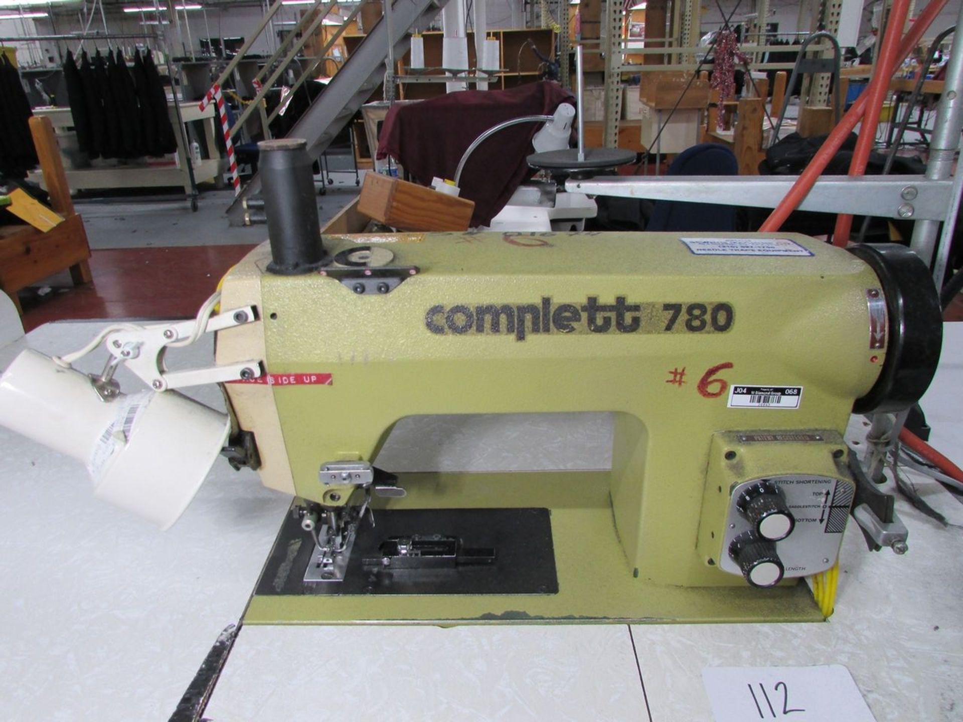Conti Complett Model 780 NP (S/N: 1674) Single Needle Hand Stitch Sewing Machine and Table - Image 3 of 11