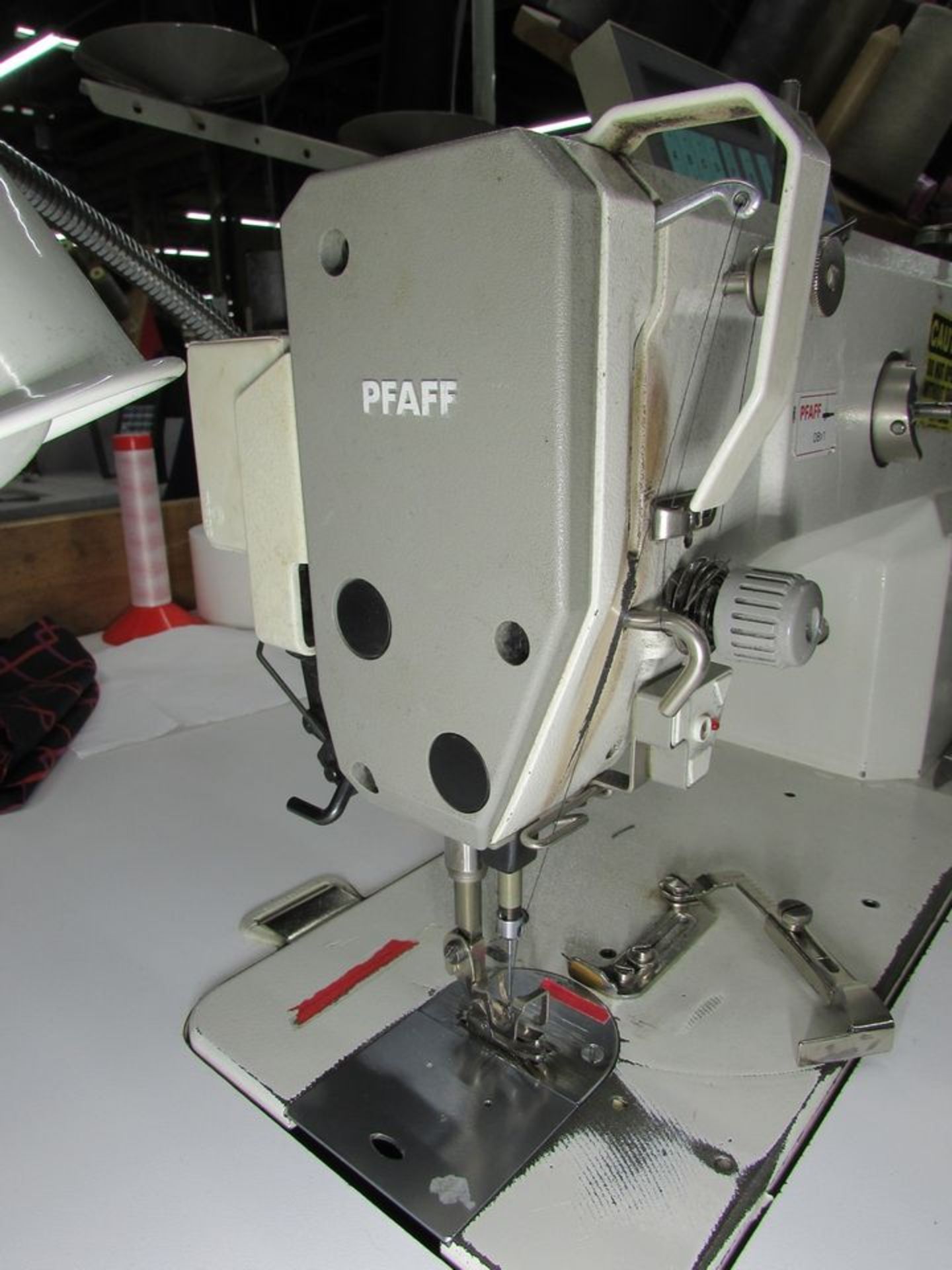 Pfaff Model 1053-8/31-900/24 Single Needle Lockstitch Sewing Machine, Back Tack, Efka AB620A - Image 5 of 10